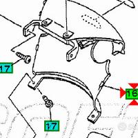 -Coperchio posteriore Yamaha Majesty 125