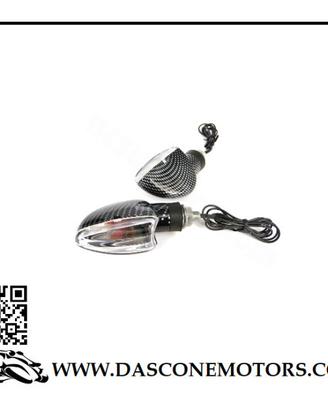 COPPIA FRECCE TNT DEMON CARBON LOOK / TRASPARENTI 