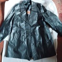 Cappotto Vintage Uomo in pelle