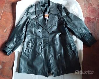 Cappotto Vintage Uomo in pelle