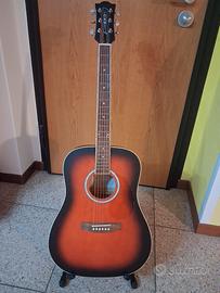 chitarra acustica Eko +supporto tiger