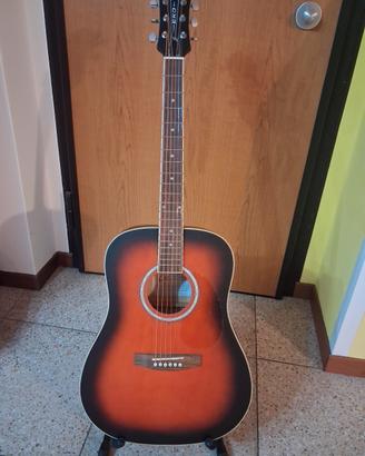 chitarra acustica Eko +supporto tiger