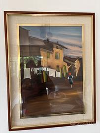 Quadro dipinto olio su tela