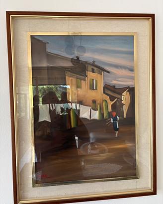 Quadro dipinto olio su tela