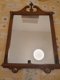 Specchio da parete o appoggio anni '50   Specchier