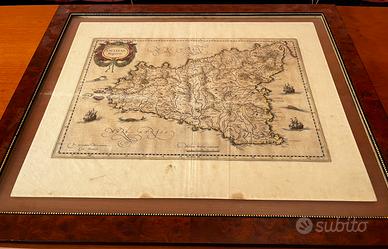 Carta geografica “Siciliae Regnum” di G. Mercator