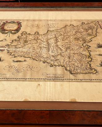 Carta geografica “Siciliae Regnum” di G. Mercator