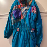 Tuta sci vintage marchio Storm multicolor