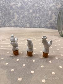 Tappi in porcellana con sughero