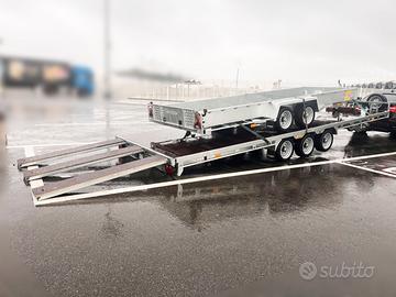 Rimorchio 700 x 230 cm.  piano inclinabile