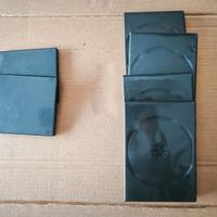 Custodie plastica DVD-CD nere