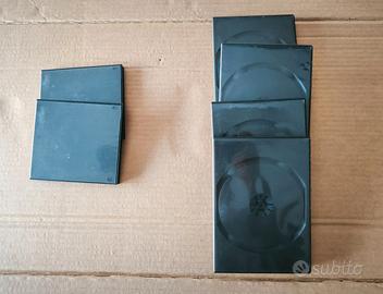 Custodie plastica DVD-CD nere