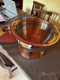 Porta bottiglie in acciaio