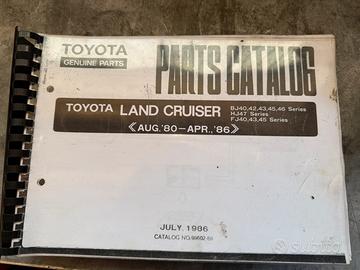 Manuale ricambi toyota land cruiser BJ