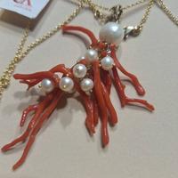 Collana in argento bagnato oro