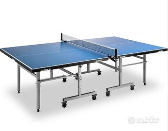 JOOLA Transport-Tavolo da Ping Pong, Colore: Blu 