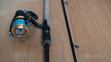canna da pesca in carbonio usata pochissimo