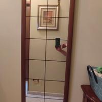 specchio struttura in legno noce €40 