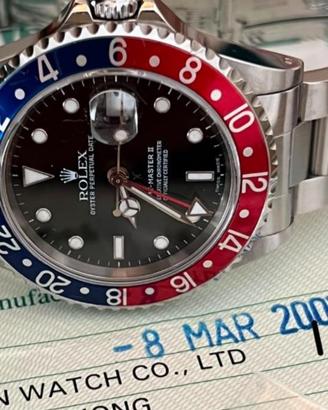 Rolex GMT 16710 pepsi full set