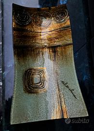 Claraluna Elegantissimo svuota-tasche in vetro. mi