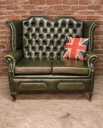 Divano Chester Chesterfield pelle green inglese 