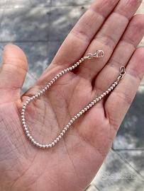 Bracciale in argento 925 a palline
