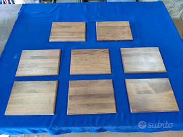 Tavole lamellari in mogano prelavorate