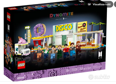 LEGO 21339 IDEAS BTS DYNAMITE (MAI APERTO)
