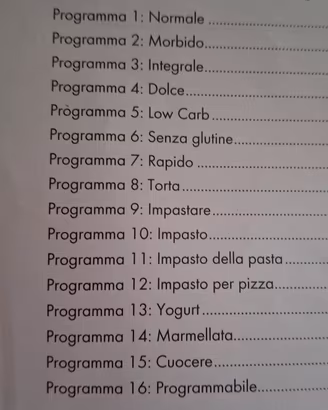 macchina del pane