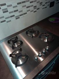 Piano Cottura Whirlpool 4 fuochi Gas