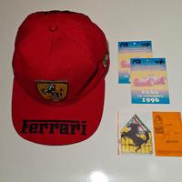 Ferrari 1996 cappellino AGIP e Pass raduno Imola