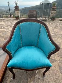 Sedia poltrona antica