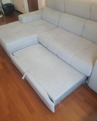 Divano letto con penisola (chaise longue)