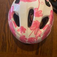 Casco bici bambina – Taglia regolabile, design flo
