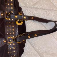 Borse di pelle blu marine