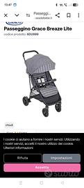 passeggino leggero graco colore nero
