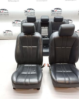 Set sedili in pelle nero jaguar xj 2011 berlina g1