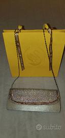 Pochette Champagne con strass