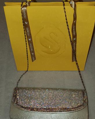 Pochette Champagne con strass