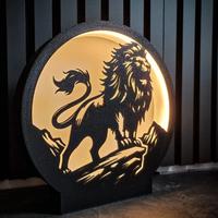 Lampada led luce Leone lights 3D