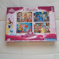 2 Confezioni puzzle Disney Princess e Mickey Mouse
