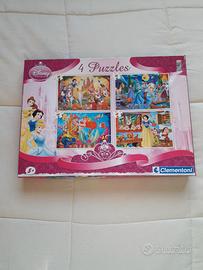 2 Confezioni puzzle Disney Princess e Mickey Mouse