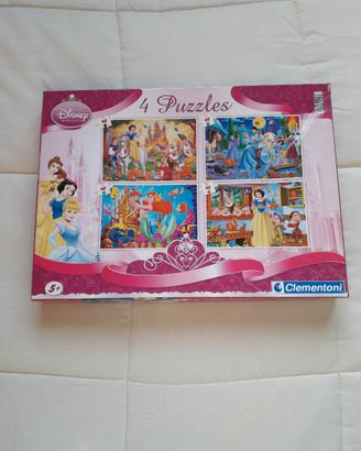 2 Confezioni puzzle Disney Princess e Mickey Mouse