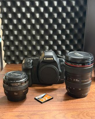 Kit Canon 5D Mark II + 24-105 f4 + 50mm f.1.4