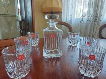 Set decanter e bicchieri per Whisky