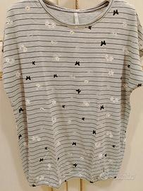 maglia donna maniche corte