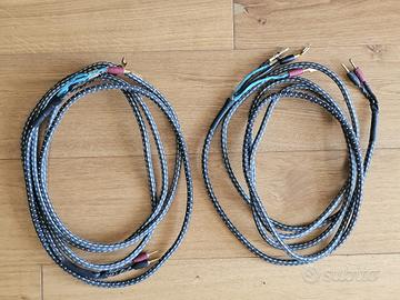 Cavi diffusori Bi-Wiring artigianali 4,3m