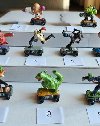 Lotto di 9 Personaggi “Gli Skatenati” GIG (1991)