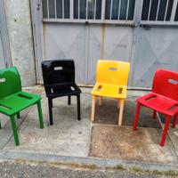 Sedie in plastica Kartell x Anna Castelli