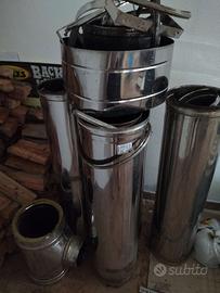 Canna fumaria in acciaio